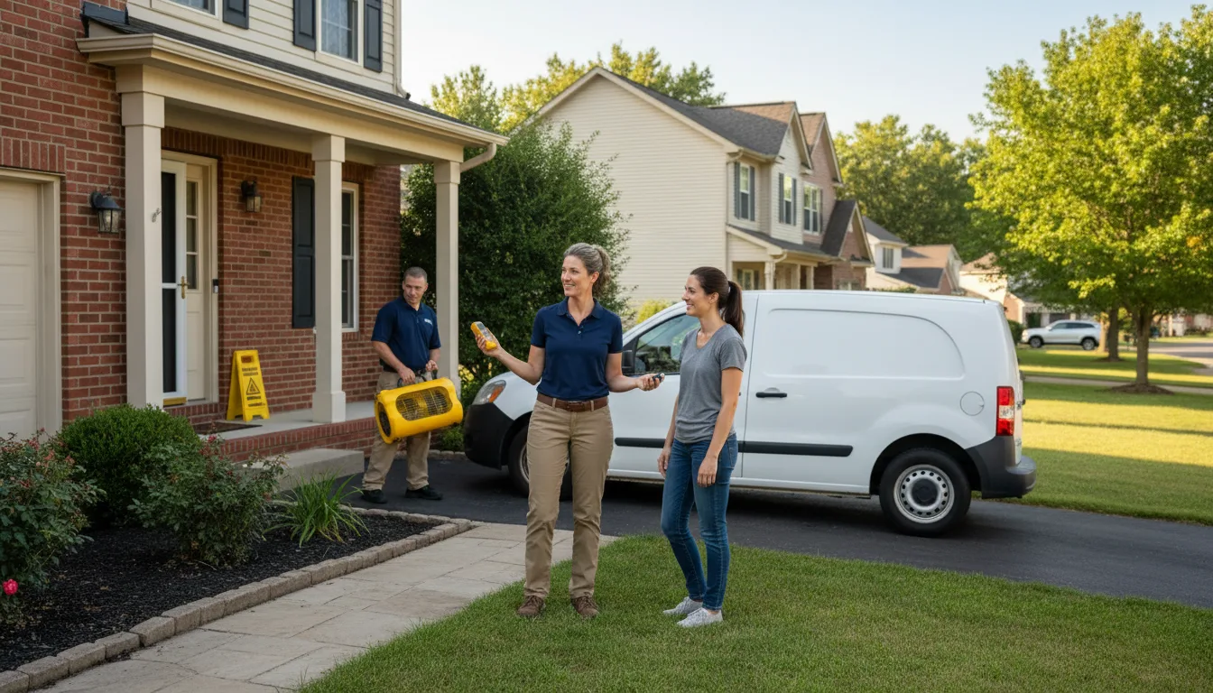 Water restoration image for Water Damage & Restoration Services in Woodbridge, CT